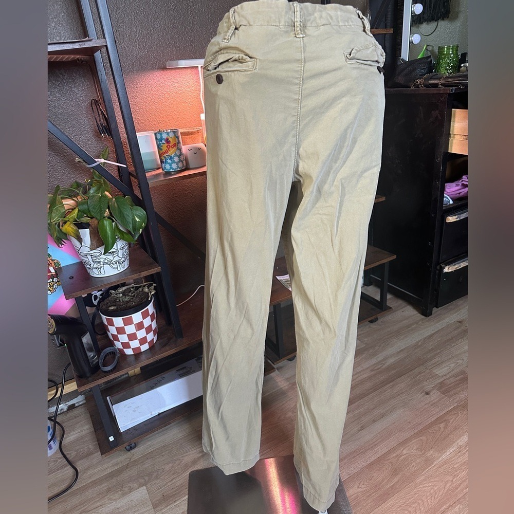 American Eagle NE(X)T Level Flex Khaki Pants Mens Classic Casual - Picture 2 of 3